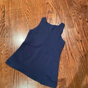 Navy Lululemon Racerback Tank with pocket